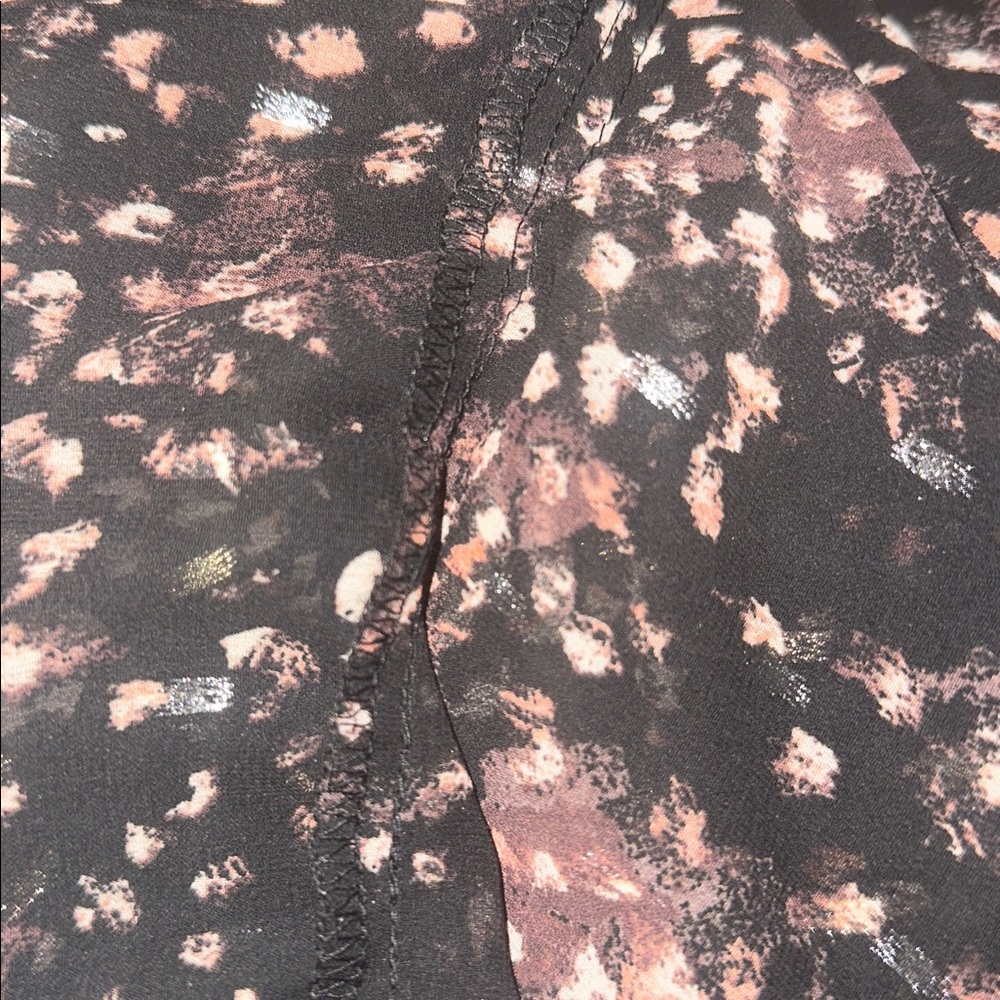 MSK Rich Black Floral Maxi Dress - Picture 4 of 4